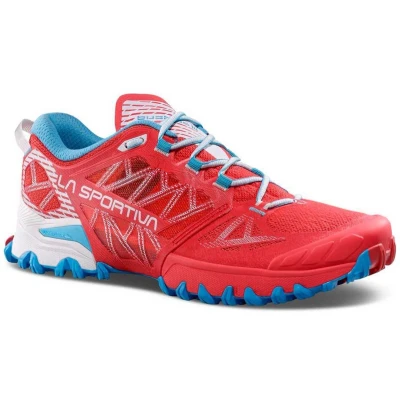 Afbeelding van La Sportiva Bushido III Woman Outdoorschoenen, Dames, Maat: 39, Hibiscus/malibu blue Textiel/ synthetisch