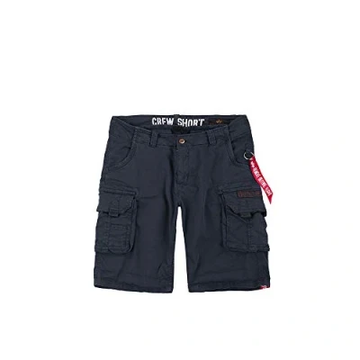 Afbeelding van Alpha Industries CREW Shorts, Heren, Maat: 28, Rep blue