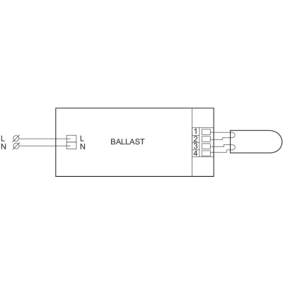 Afbeelding van Philips Lighting Fluorescentielampen Elektronisch voorschakelapparaat 9 W (1 x W)