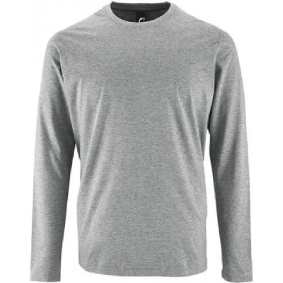 Afbeelding van SOLS Herren Kleding Sportkleding Tops lange mouw Grijs M