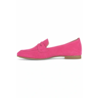 Afbeelding van Gabor Instappers, Dames, Maat: 37.5, Pink Veloursleer