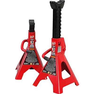 Afbeelding van BIG RED T43202 Torin Heavy Duty stalen krik houder 3 ton (2,7 kg) autohefbeugel 1 paar (niet geschikt voor SUV, vrachtwagen)