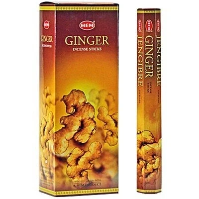 Afbeelding van HEM Wierook Ginger Slof (6 pakjes/120 stokjes)