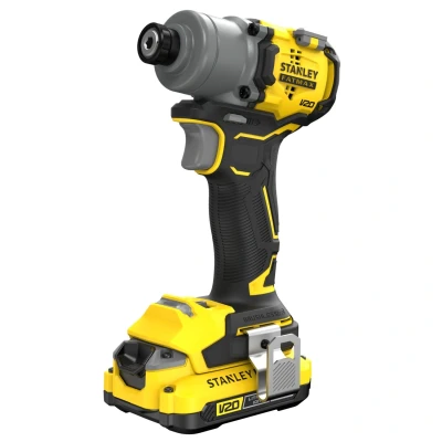 Afbeelding van Stanley SFMCF830D2K QW Brushless V20 Li Ion 18V Slagschroevendraaier Inclusief 2x 2.0Ah Accu, Lader en Koffer