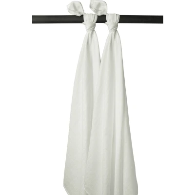 Afbeelding van Meyco Hydrofiele Swaddle 2 pack Offwhite