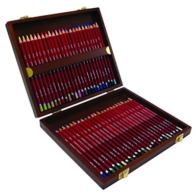 Afbeelding van Derwent Pastel Set van 48 pastelpotloden in houten doos, professionele kwaliteit, 0700644