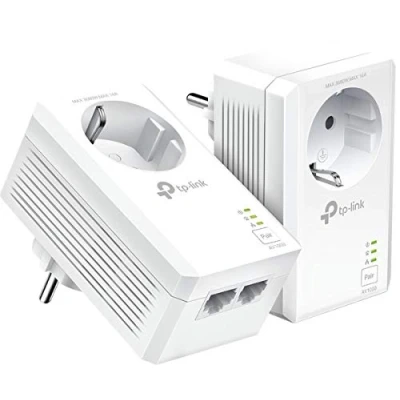 Afbeelding van Tp Link Av1000 Powerline Adapter Starterskit Wit