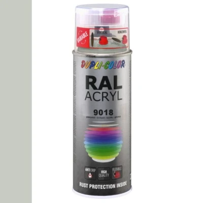 Afbeelding van Dupli Color Ral Acryl 9018 Papyrus Wit Hoogglans 400 ml