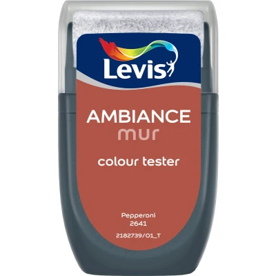 Afbeelding van Levis verf Ambiance mur mat tester 30ml pepperoni
