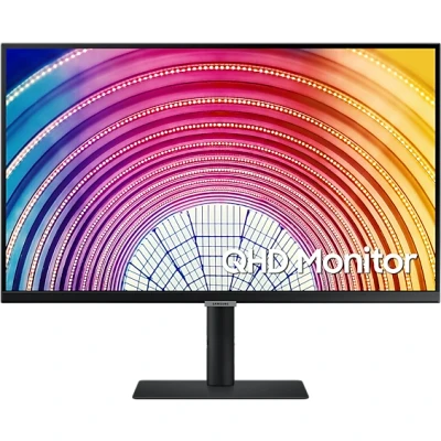 Afbeelding van Samsung Professioneel pc scherm 27 inch S60UA serie zwart, IPS paneel, QHD (2560 x 1440), HDMI, DisplayPort, USB hub, C, Has stand en draaifunctie tot 50 geld terug