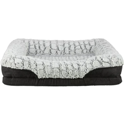 Afbeelding van Trixie Vital Hondenmand Lino Hoekig Zwart / Grijs 70X55 CM