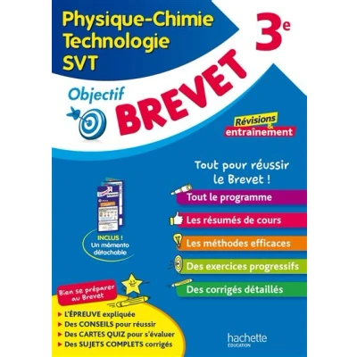 Image de Objectif Brevet Sciences (Physique Chimie, Technologie, SVT) 3e
