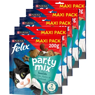 Afbeelding van 5x Felix Snack Party Mix Seaside 200 gr