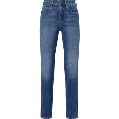 Afbeelding van Wrangler Straight leg jeans, Dames, Maat: 29x32, Airblue