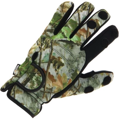 Afbeelding van NGT Neoprene Camou Gloves XL Vis handschoenen