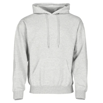 Afbeelding van Fruit of the Loom Klassieke hoodie + MyShirt stoffen zakje, Grijze mix