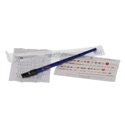 Image de Clarke Pennywhistle Flûte à bec bleu tonalité do