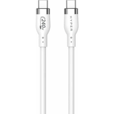Afbeelding van HYPER HJ4001WHGL, 1 m, USB C, 2.0, 0,48 Gbit/s, Wit