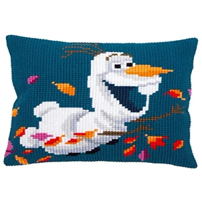 Afbeelding van Disney Frozen 2 Olaf Kruissteekkussen pakket