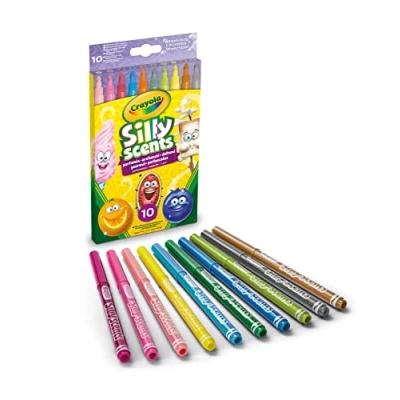 Afbeelding van Crayola Silly Scents Viltstiften 10 Geurstiften Voor Kinderen