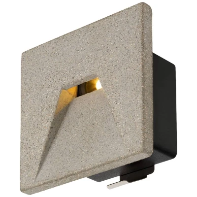 Afbeelding van SLV CONCRETO 1006406 LED wandinbouwlamp 3.2 W Grijs