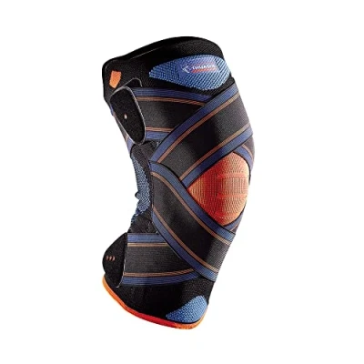 Afbeelding van Thuasne Sport Kniebandage Strapping Novelastic instabiele of pijnlijke knie zijdelingse ondersteuning, anatomisch gebreid steunindex 4/5 medisch apparaat CE