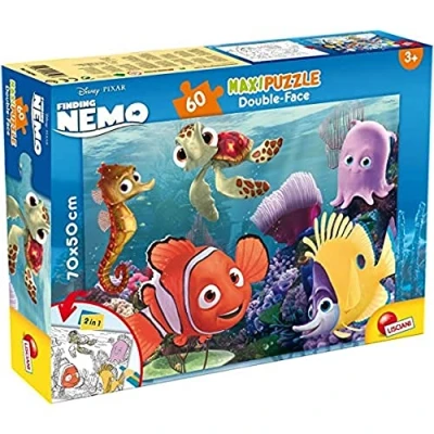 Afbeelding van Lisciani Dwustronne Maxi Puzzel Gdzie Jest Nemo 60