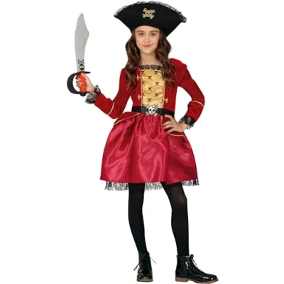 Afbeelding van Fiestas Guirca Jurk pirate meisjes 3 4 jaar
