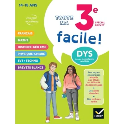 Afbeelding van MA 3E FACILE SPECIAL BREVET ! TOUT EN UN ADAPTE AUX ENFANTS