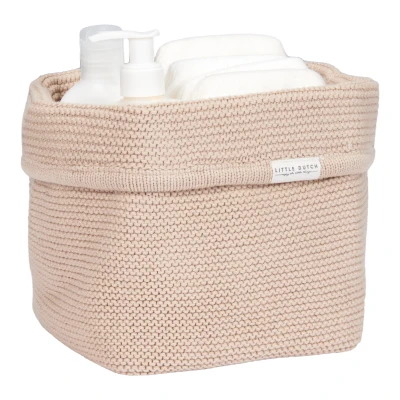 Afbeelding van Little Dutch Mand Klein Gebreid Beige