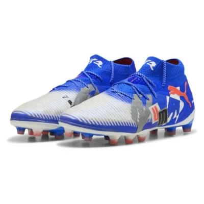 Afbeelding van FUTURE 8 ULTIMATE FOREVER AG uniseks voetbalschoenen, Blauw/Grijs/Wit, Maat 47 PUMA
