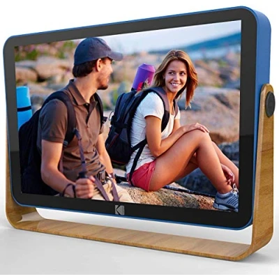 Afbeelding van KODAK digitale fotolijst met wifi, 10 inch HD IPS touchscreen, 4000 mAh batterij, 16 GB geheugen, maakt het delen van video&#039;s/afbeeldingen gezin, cadeau ideeën