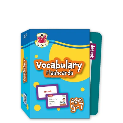 Afbeelding van CGP KS1 Activity Books and Cards Vocabulary Flashcards for Ages 5 7