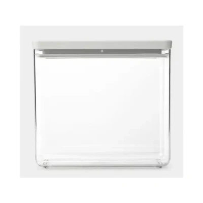 Afbeelding van Brabantia Tasty+ Stapelbare Voorraadpot 3,5 Liter Lichtgrijs