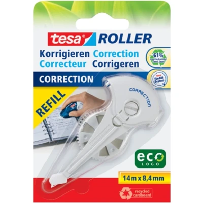 Afbeelding van Correctierollervulling Tesa ecoLogo 8.4mmx14m eco op blister