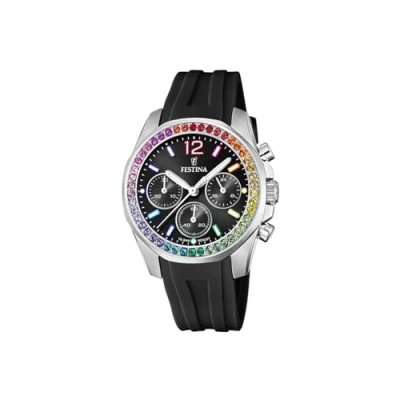 Afbeelding van Festina Analoog F20610, zwart., Klassiek