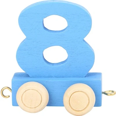Afbeelding van small foot Coloured Numbers Train 8