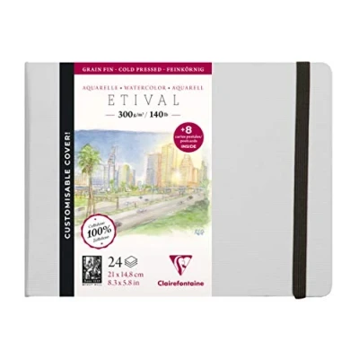 Afbeelding van Etival aquarel notebook A5 300g cold pressed