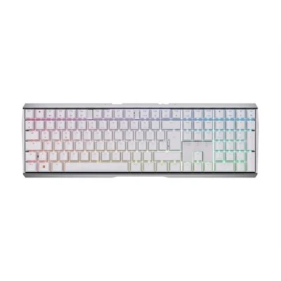 Image de CHERRY 3.0S Clavier backlit sans fil 2.4 GHz, Bluetooth 5.2 QWERTZ Allemand commutateur : MX Brown blanc