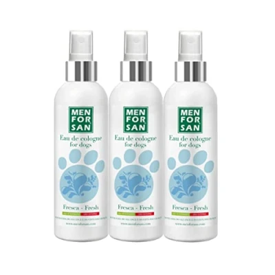 Afbeelding van MENFORSAN Eau de Cologne Fresh voor honden, 125 ml, 3 stuks