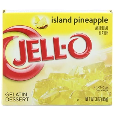 Afbeelding van Jell O Island Pineapple, gelatine dessert 3,0 oz per