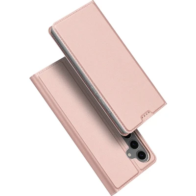 Afbeelding van Dux Ducis Telefoon Hoesje geschikt voor Samsung Galaxy S25 Plus Skin Pro Book Case Roze