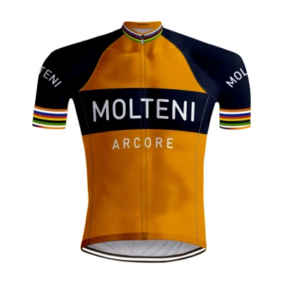 Afbeelding van Retro Wielershirt Molteni Oranje REDTED