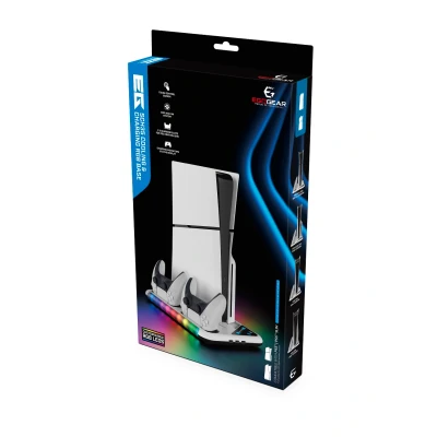 Afbeelding van EgoGear SCH35 Koeling &amp; Opladen RGB voet voor PS5 Slim