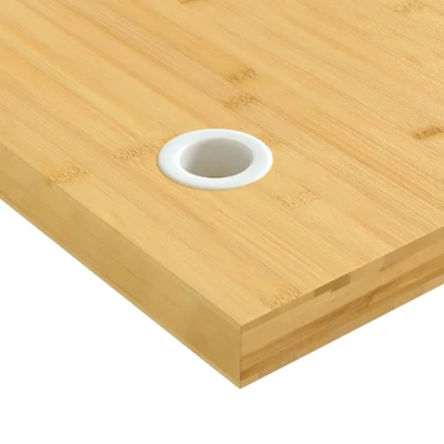 Afbeelding van Bureaublad 110x55x4 cm bamboe