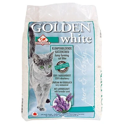 Afbeelding van 14kg Golden White Kattenbakvulling Betoniet