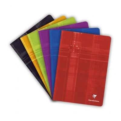 Image de Clairefontaine cahier quadrillé A4 10 pièces 40 feuilles (5 mm) assorti