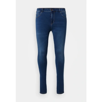 Afbeelding van Only Carmakoma Caraugusta HW SK DNM Jeans BJ13964 Medium Blue Denim lengte 34