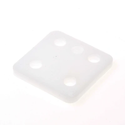 Afbeelding van GB Drukplaat zonder sleuf transp kunststof 70 x 6mm 34706