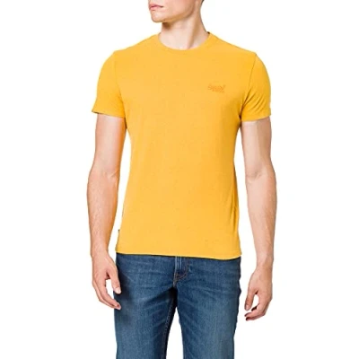 Afbeelding van Superdry Vintage LOGO EMB Tshirt basic, Heren, Maat: XL, Turmeric marl